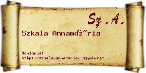 Szkala Annamária névjegykártya