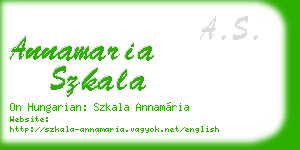 annamaria szkala business card